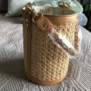 Braided basket bag
